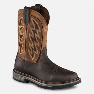 Red Wing 11-inch Waterproof, Soft Toe Pull-On Boot Noir | VUC-596317