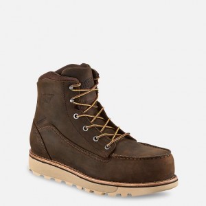 Red Wing 6-inch Imperméables, Insulated Sécurité Embout Boot Tan | LPT-578390