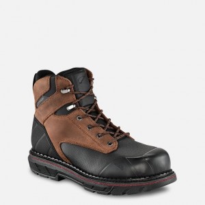 Red Wing 6-inch Waterproof Safety Toe Boot Noir | OUQ-581762