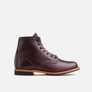 Red Wing 6-inch boot in Black Cherry Excalibur Leather | JKO-069251