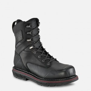 Red Wing 8-inch Waterproof Safety Toe Boot Noir | VYD-052493